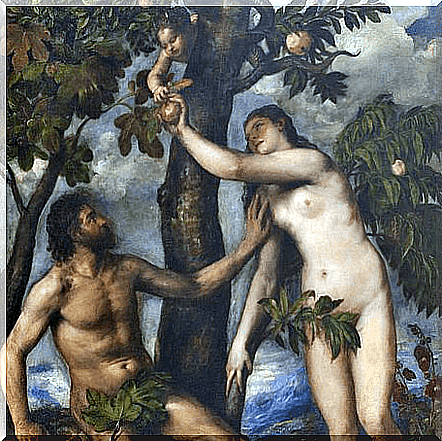 Titian's Adam and Eve