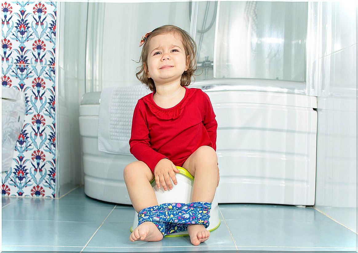 Fear of going to the bathroom in children