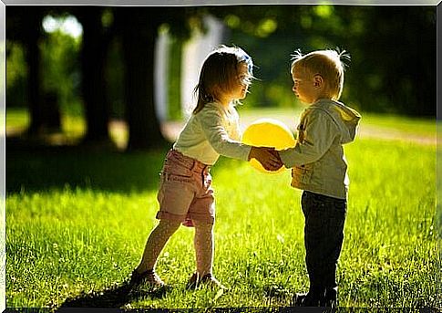 Hyperkids playing with a ball