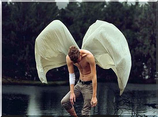 man with wings