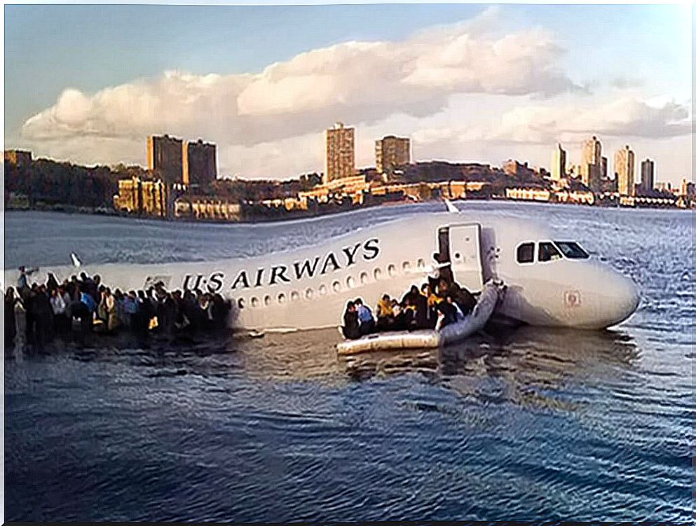 Plane on the Hudson